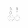Dangling Sun & Moon Earings | Maluca Jewellery