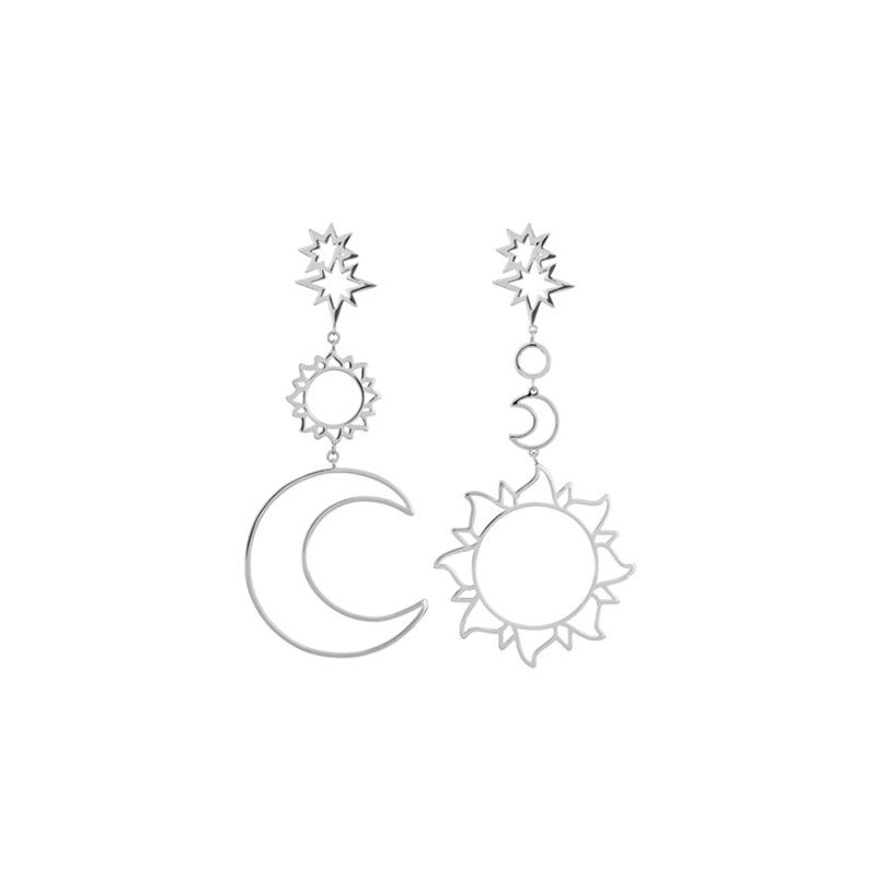 Dangling Sun & Moon Earings | Maluca Jewellery