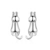 Cute Hanging Cat Stud Earrings | Maluca Jewellery