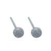 Elegant Ball Grinding Stud Earrings | Maluca Jewellery